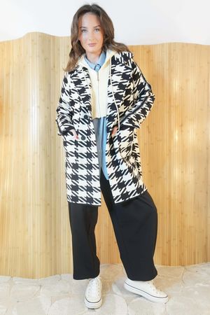 Upper East Thick Stretch Coat Mono